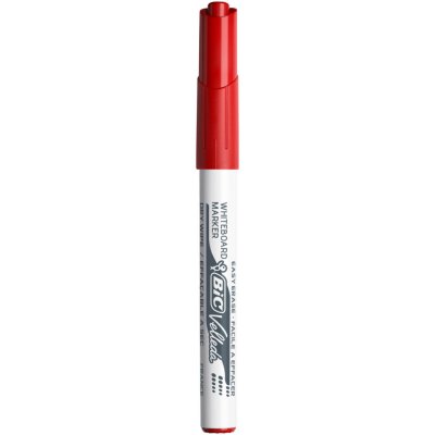 BIC Marqueur Effa&ccedil;able Sec Velleda Encrcol.:rouge Trait L:1.5 Mm