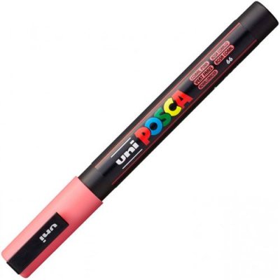 UNI-BALL Marqueur PC-3M corail pointe fine conique