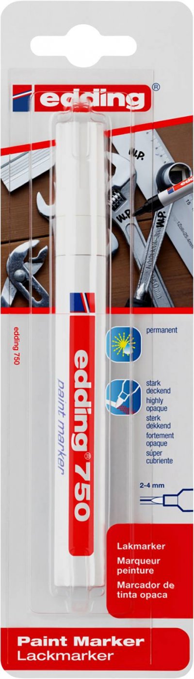 EDDING Marqueur peinture blanc  E-750