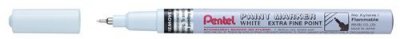 PENTEL Marqueur Peinture, Extra Fine 0.7mm, Blanc