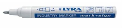 LYRA Marqueur peinture jaune laqu&eacute;e pointe 2-4 mm -  - L4040007