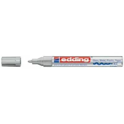 EDDING Marqueur peinture multisurfaces  750 - Argent&eacute;