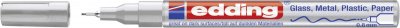 EDDING Marqueur peinture multisurfaces  780 - Argent&eacute; - Pointe 0,8 mm