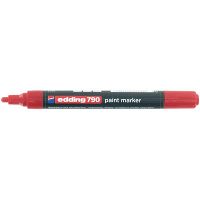 EDDING Marqueur peinture permanent  790 pointe ogive rouge