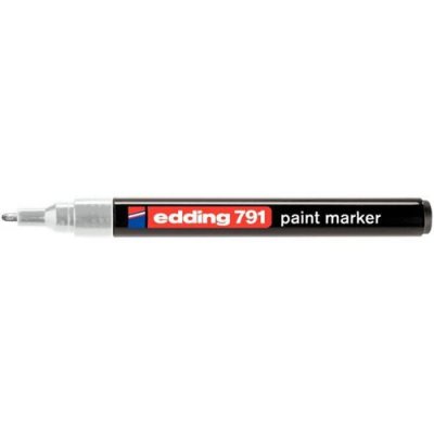 EDDING Marqueur peinture permanent  791 pointe ogive argent