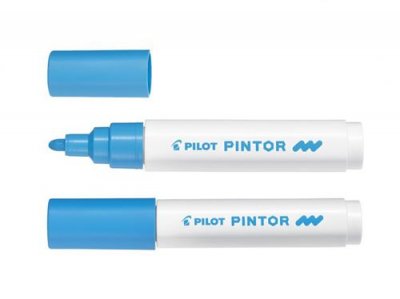 PLOT Marqueur peinture Pilot Pintor - pointe moyenne - bleu clair