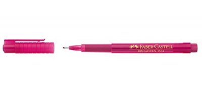 FABER CASTELL Marqueur permanent  Broadpen 1554 Rose