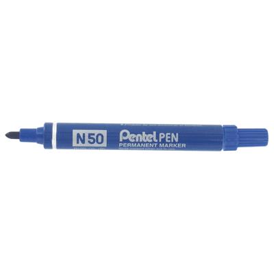 PENTEL Marqueur permanent  N 50 bleu - pointe ogive bleu