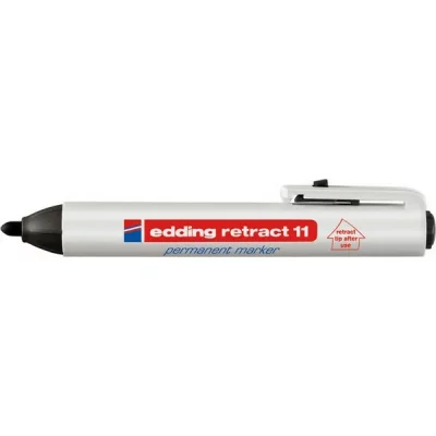 GENERIQUE Marqueur permanent retract 11, Couleur : rouge