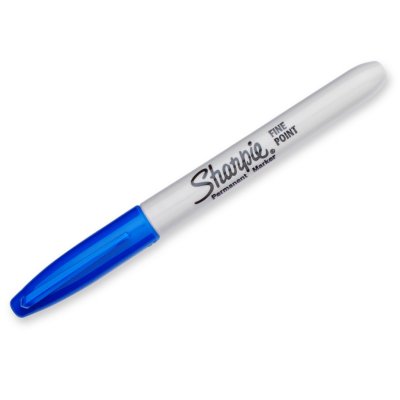 SHARPIE Marqueur permanent  Fine - pointe ogive 0,9 mm - bleu
