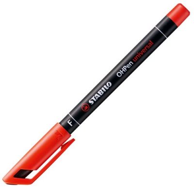 STABILO Marqueur permanent -  OHPen - 1 marqueur pointe moyenne 0,7 mm - rouge