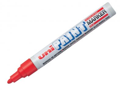 UNIBALL Marqueur permanent Uni-Ball 449408 - Couleur argent N/A Red