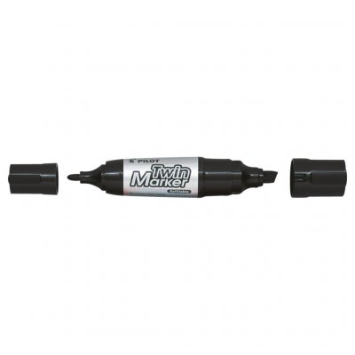 PILOT Marqueur  Begreen Twin Jumbo Noir pointe extra large / large