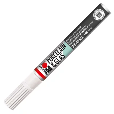  Marqueur Porcelaine Verre - Blanc - 0,8mm