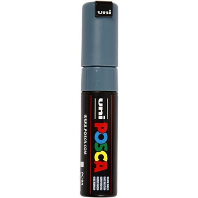 POSCA Marqueur  pointe biseaut&eacutee large Gris ardoise