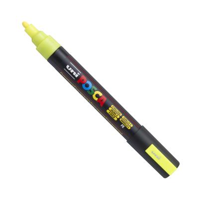 GENERIQUE Marqueur Posca - Pointe conique moyenne - Jaune fluo - Posca