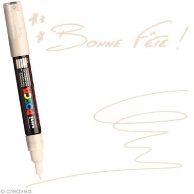 POSCA Marqueur  pointe conique trait extra-fin Beige