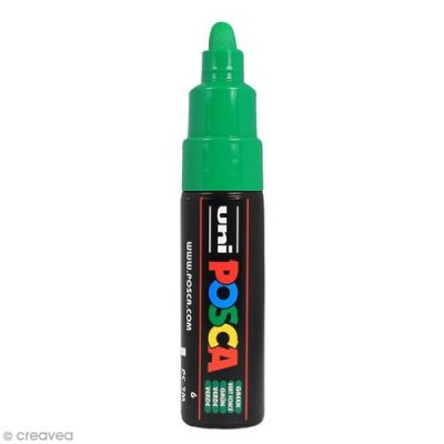 POSCA Marqueur  pointe conique trait large Vert fonc&eacute