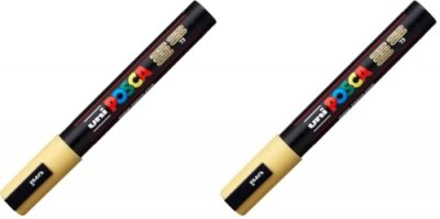 POSCA Marqueur  pointe conique trait moyen Jaune paille