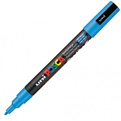 POSCA Marqueur  pointe fine 1mm bleu ciel