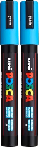 UNI Marqueur Posca -ball PC5M Pointe moyenne Bleu