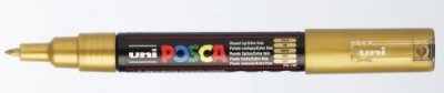 POSCA Marqueur  - UNI - Conique extra fin - Or