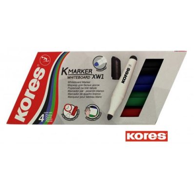 KORES Marqueur Pour Tableau Blanc Et Chevalet De Conf&eacute;rence
