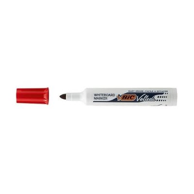 BIC Marqueur pour tableau blanc velleda 1711 pointe ogive rouge