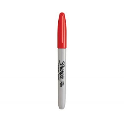 SHARPIE Marqueur  pointe fine ogive rouge - Rouge