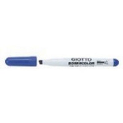 GIOTTO Marqueur tableau blanc pointe biseaut&eacute;e 6.4mm bleu