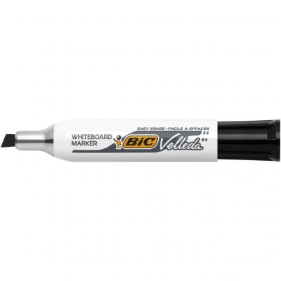 BIC Marqueur Velleda 1781  Effa&ccedil;able &Agrave; Sec Pointe Biseau Noir
