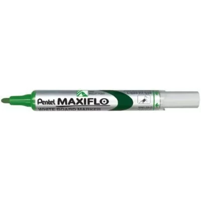 PENTEL Marqueurs &agrave; craie liquide  maxiflo mwl-5s vert 12 unit&eacute;s