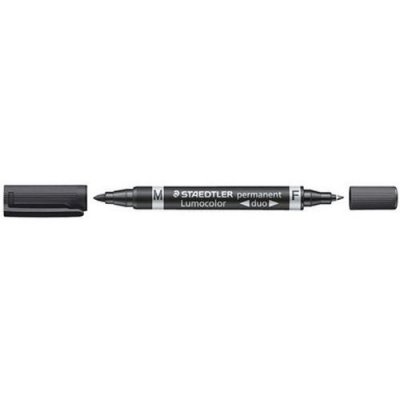 STAEDTLER Marqueurs  LUMOCOLOR permanents double pointe - rouge