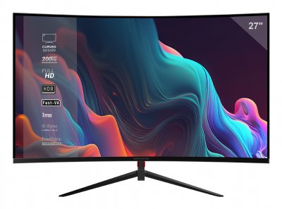 MARS GAMING  &Eacute;cran Incurv&eacute; Gaming Mv27c 27&acute;&acute; Full Hd Va Led 200hz