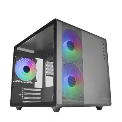 MARS GAMING  MC-400 Mini Tower Blanc - Neuf