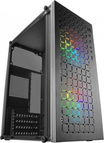 MARS GAMING  MC-CORE FRGB Mini tour USB 3.0 avec fen&ecirc;tre noire