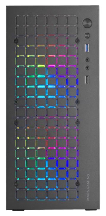 MARS GAMING  MC-CORE FRGB Mini tour USB 3.0 avec fen&ecirc;tre noire