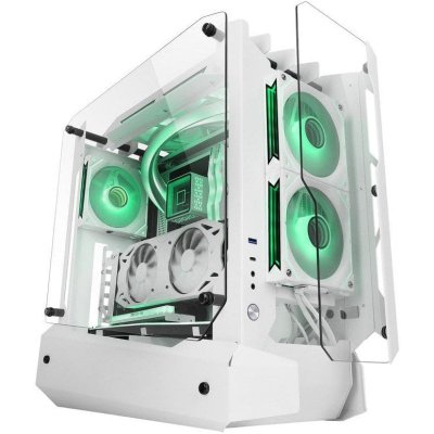 MARS GAMING  MC-EDGEW Midi Tower Blanc - Neuf