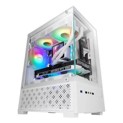 MARS GAMING  MC-SE2W Mini Tower Blanc - Neuf