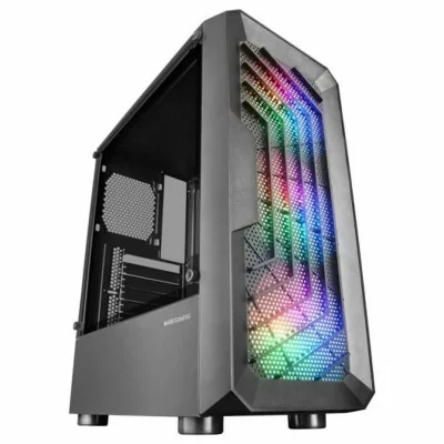 MARS GAMING  MC-TOR FRGB USB 3.0 Moyenne Tour avec Fen&ecirc;tre Noire