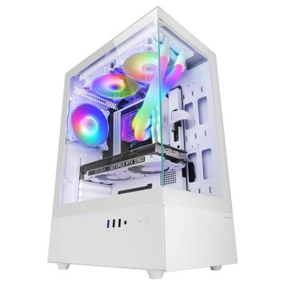 MARS GAMING  MC-XOW Midi Tower Blanc - Neuf