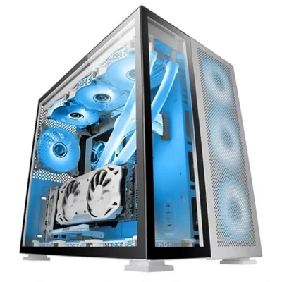 MARS GAMING  MCNOVA unit&eacute; centrale Tower Aluminium, Noir - Neuf