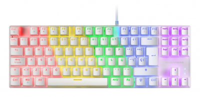 MARS GAMING  MK80 Blanc - Blue Switch (AZERTY) ( 5 % de r&eacute;duction avec le code promo DARTS )