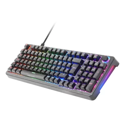 MARS GAMING  MKPROYES clavier USB QWERTY Espagnole Noir - Neuf