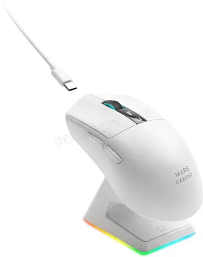 MARS GAMING  MMWELITEW souris Droitier Bluetooth Optique 20000 DPI