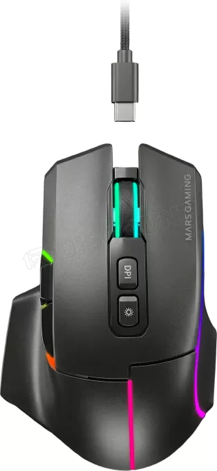 MARS GAMING  Souris Sans Fil Mmwvector 12000dpi