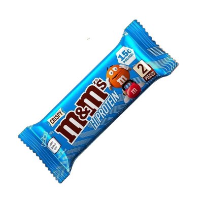MARS  M&M's HiProtein 12x51g Crispy - Barres prot&eacute;in&eacute;es