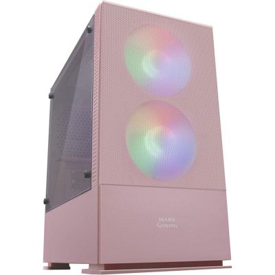 MARS GAMING Marsgaming mczp microatx panneau frontale mesh rose