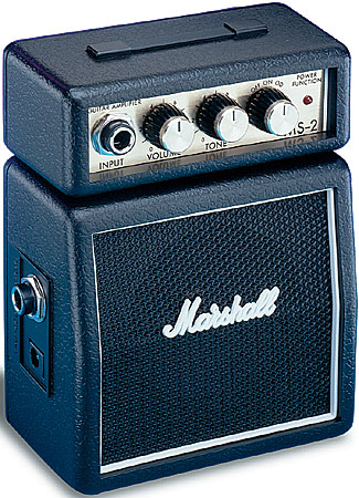 MARSHALL  MS-2 Micro Amp Mini amplificateur 2 Watts pour Guitare