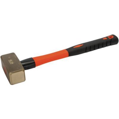 BAHCO Marteau de serrurier en alu bronze 1,5 kg avec manche en fibre de verre NS500-1500-FB 